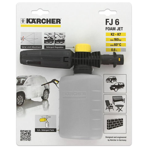 Насадка для пенной чистки KARCHER (КЕРХЕР) FJ 6, для минимоек, 2.643-147.0