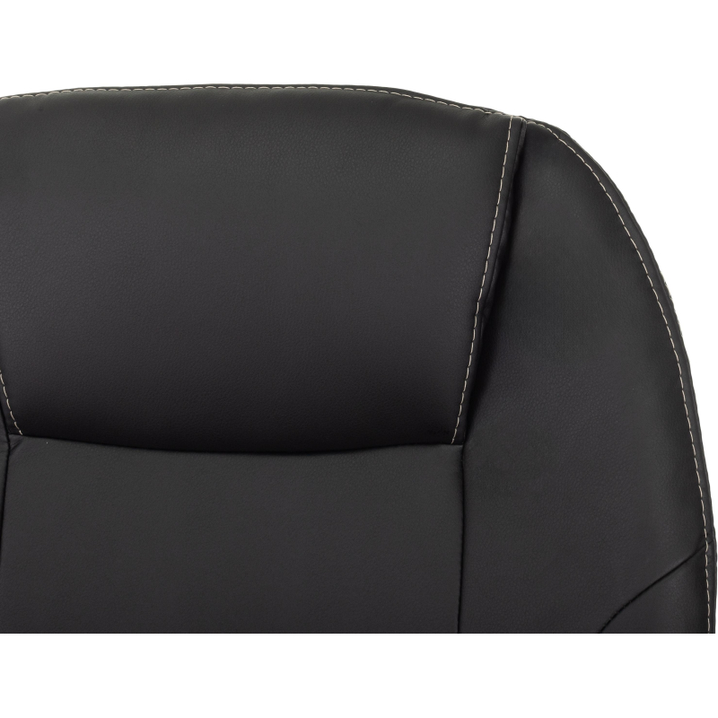 Кресло VB_EChair 668 TPU/SL черный экокожа крестов. металл хром