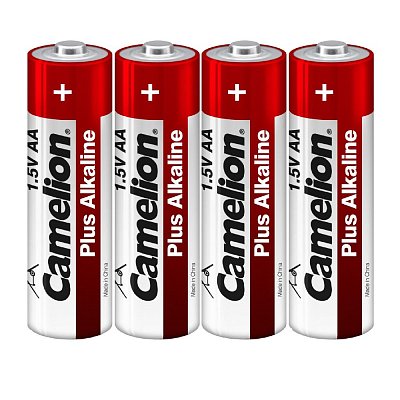 Батарейка Camelion AA/LR 6 Plus Alkaline SP-4 (LR 6-SP4, 1.5В)(4 шт в уп. )
