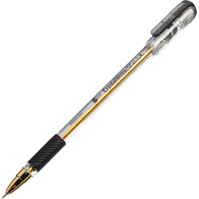 Ручка шариковая BrunoVisconti неавтомат. CRYSTALWRITE, черн,038мм,20-0404/02
