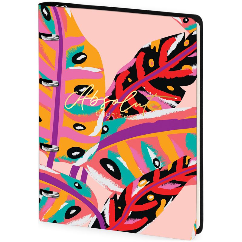 превью Тетрадь на кольцах А5, 80л. ЛАЙТ, кожзам, Greenwich Line «Absolute brightness», тон. блок
