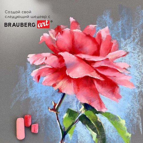 Пастель сухая художественная BRAUBERG ART «CLASSIC», 36 цветов, круглое сечение