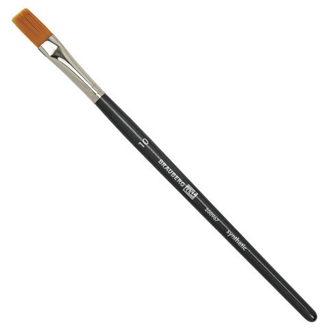 Кисти художественные набор 12 шт., в черном пенале, синтетика BRAUBERG ART CLASSIC