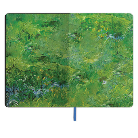 Блокнот А5 (143×210 мм), BRAUBERG VISTA «Van Gogh», под кожу, гибкий, 80 л. 