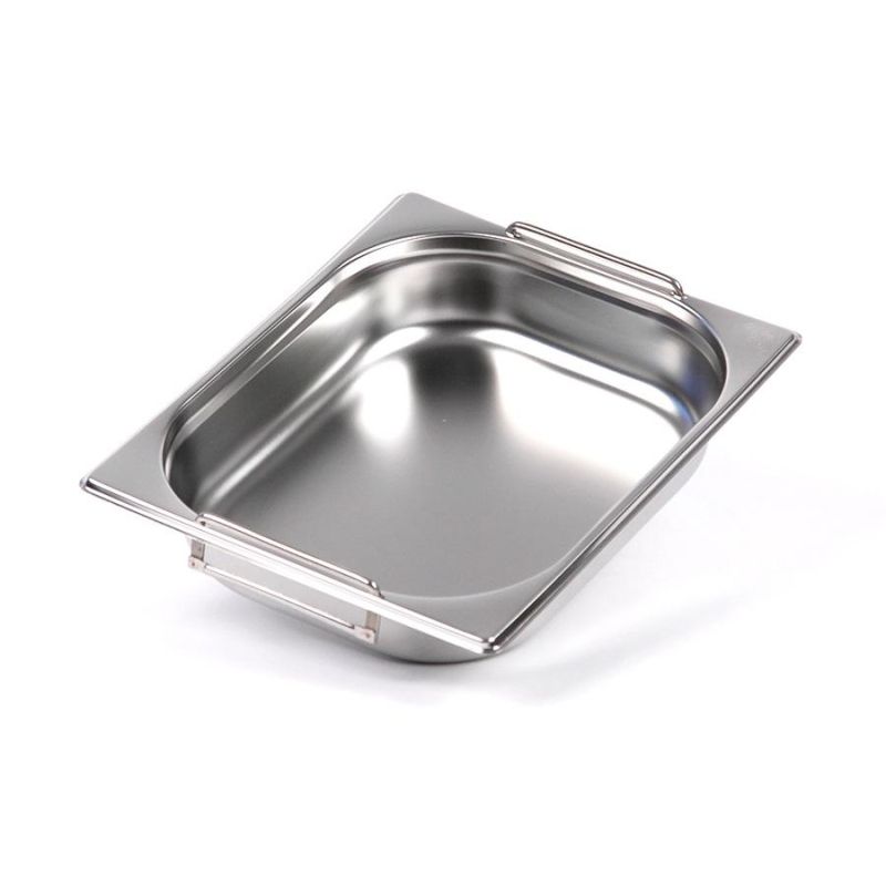 Гастроемкость LUXSTAHL нерж. сталь, GN 1/2, 32.7×26.5×6.5см, (га009)