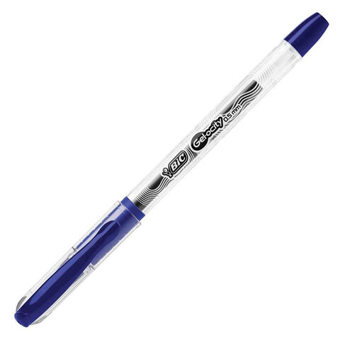 Ручка гелевая Bic Gelocity Stic синяя (толщина линии письма 0.27мм)