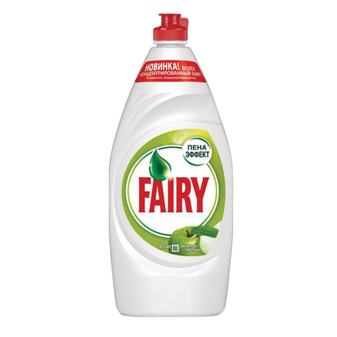 превью Средство для мытья посуды, 900 мл, FAIRY (Фейри) «Зеленое яблоко»