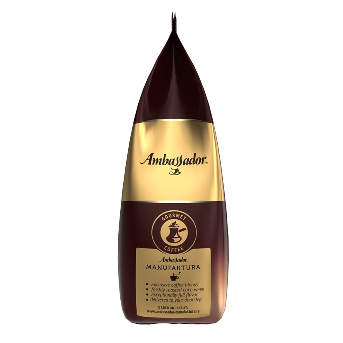 Кофе в зернах Ambassador «Platinum Crema», пакет, 1кг арт. 1258607 ...