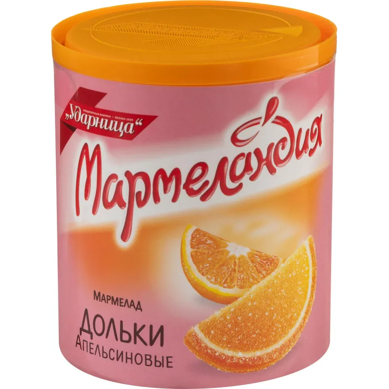 превью Мармелад Мармеландия апельсиновые дольки 250 г
