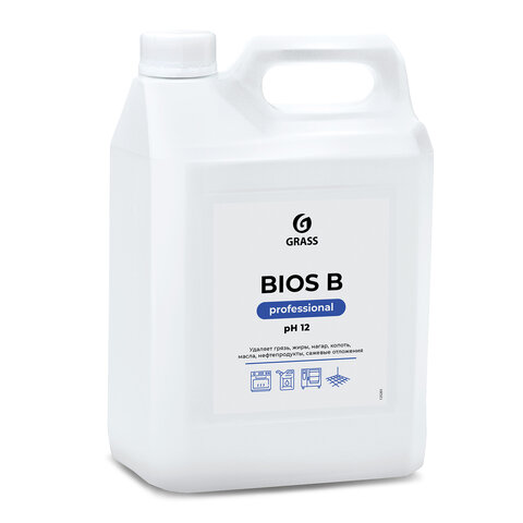 Средство моющее 5.5 кг GRASS BIOS B, для промышленного оборудования, щелочное, концентрат