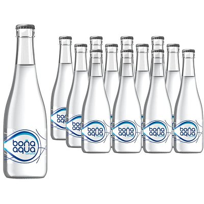 Вода питьевая Bona Aqua газ. стекло 0.33л