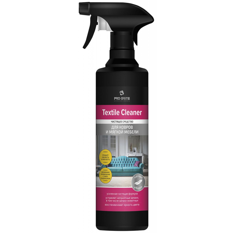 превью Средство для чистки ковров и обивки Pro-Brite Textile cleaner 500 мл