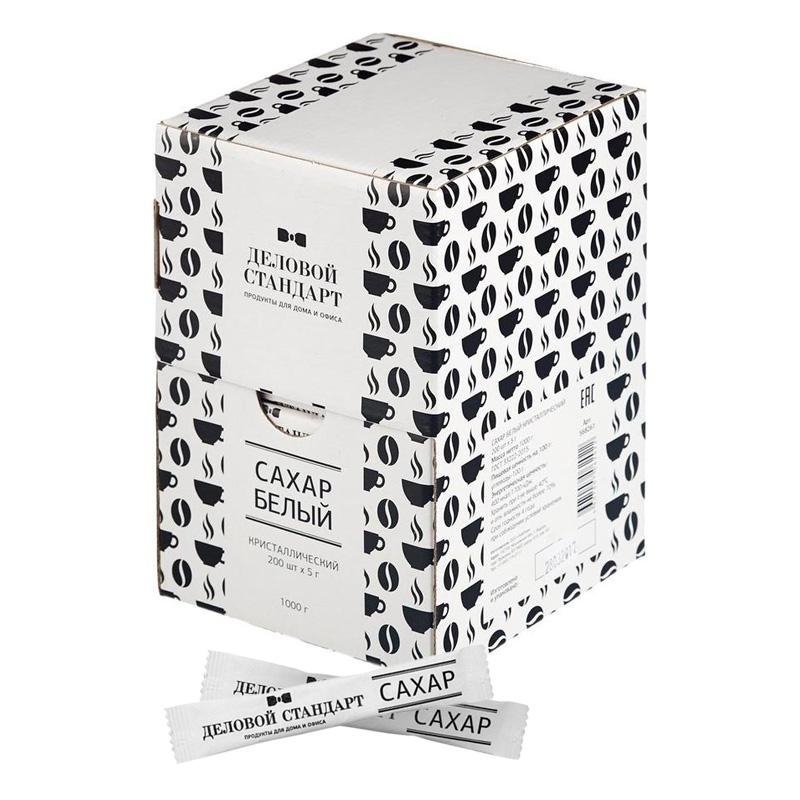 Сахар в стиках Деловой стандарт 5 гр (200 шт/уп. )