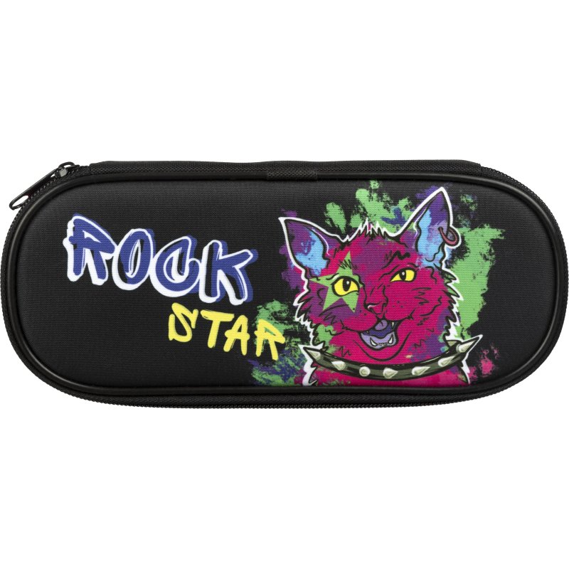 Пенал Комус Класс Rock Star, ткань, 220×90х50 мм, ПМК 37-20