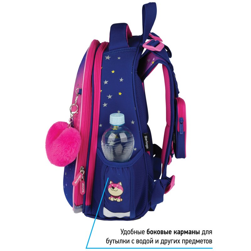 Ранец Berlingo Expert «Akita boy» 37×28×16см, 2 отделения, 2 кармана, анатомическая спинка