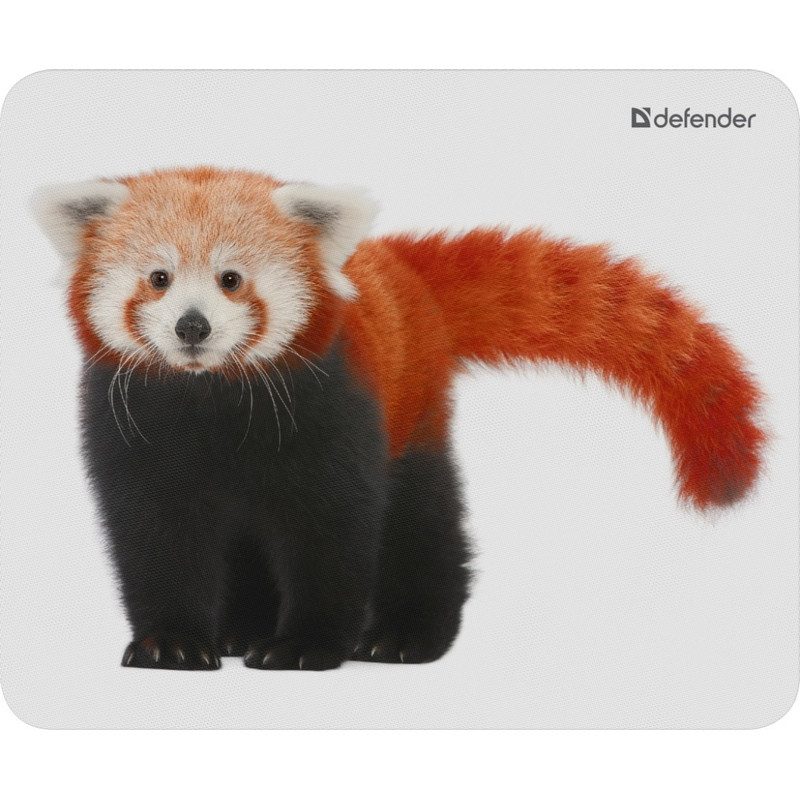 Коврик для мыши DEFENDER Wild Animals, резина+джерси, 220×180×2 мм, 8 видов
