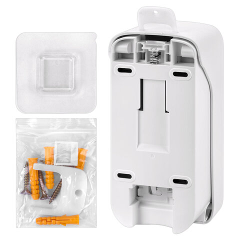 Дозатор для жидкого мыла LAIMA PROFESSIONAL PREMIUM, НАЛИВНОЙ, 0.5 л, белый, ABS-пластик