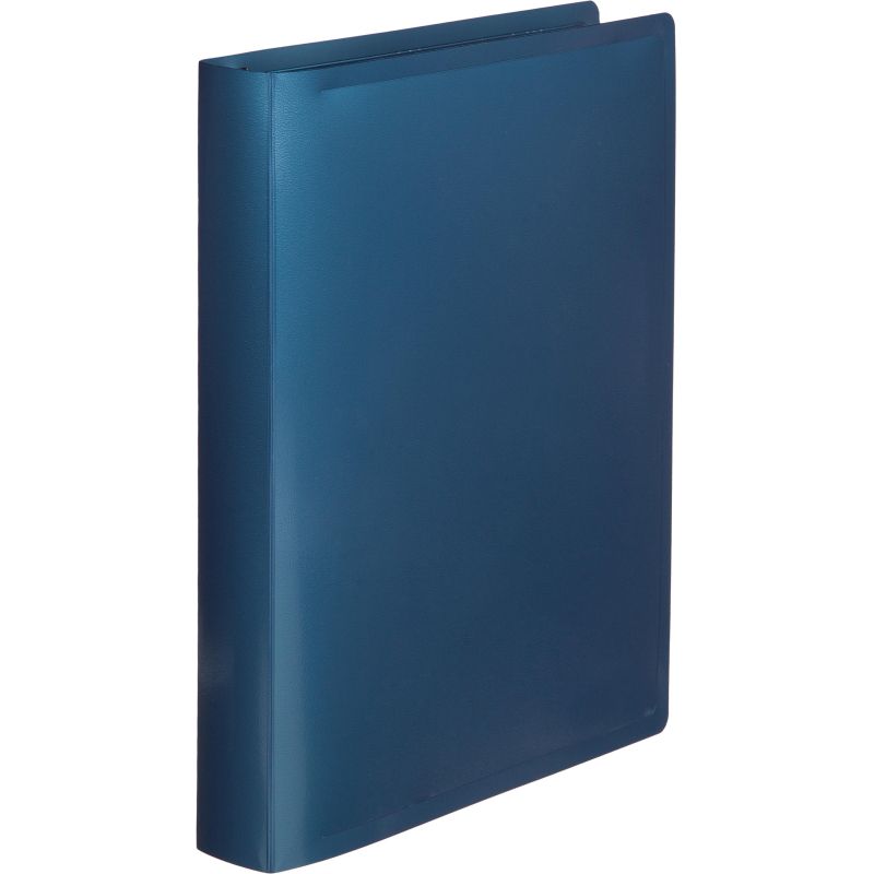 Папка на 4-х кольцах Attache Metallics, А4.800мкм, 40мм, D-кол 25мм, синий