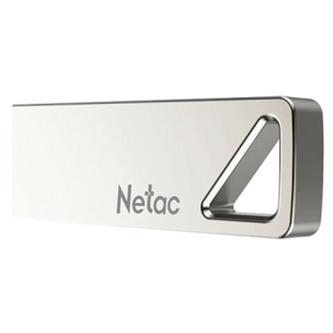 Флеш-диск 16GB NETAC U326, USB 2.0, металлический корпус, серебристый-20PN