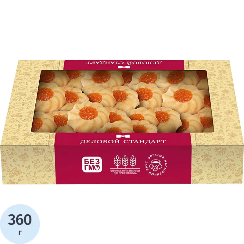 Печенье сдобное Деловой Стандарт Курабье 360 г