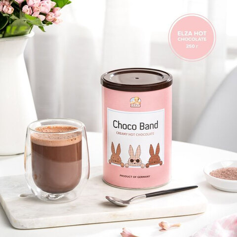 Шоколад растворимый ELZA «Choco Band», ГЕРМАНИЯ, 250 г, банка