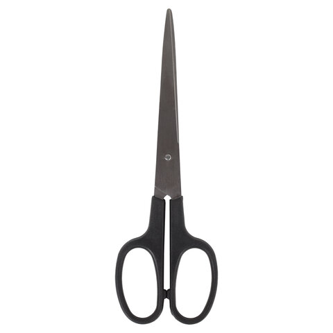 Ножницы BRAUBERG «Standard» 180 мм, классической формы, черные, 237096