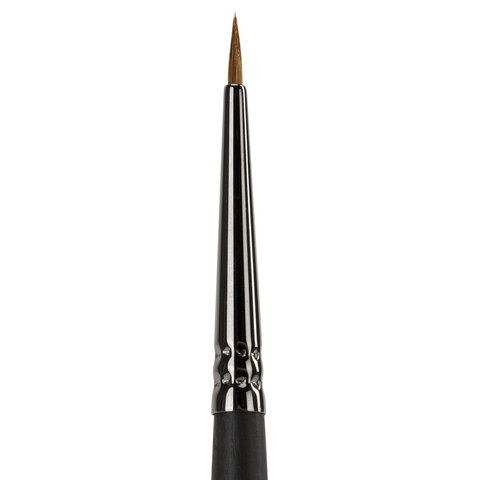 Кисть художественная проф. BRAUBERG ART CLASSIC, колонок, круглая, № 00, короткая ручка