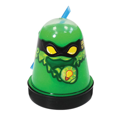 Слайм (лизун) «Slime Ninja», светится в темноте, зеленый, 130 г, ВОЛШЕБНЫЙ МИР
