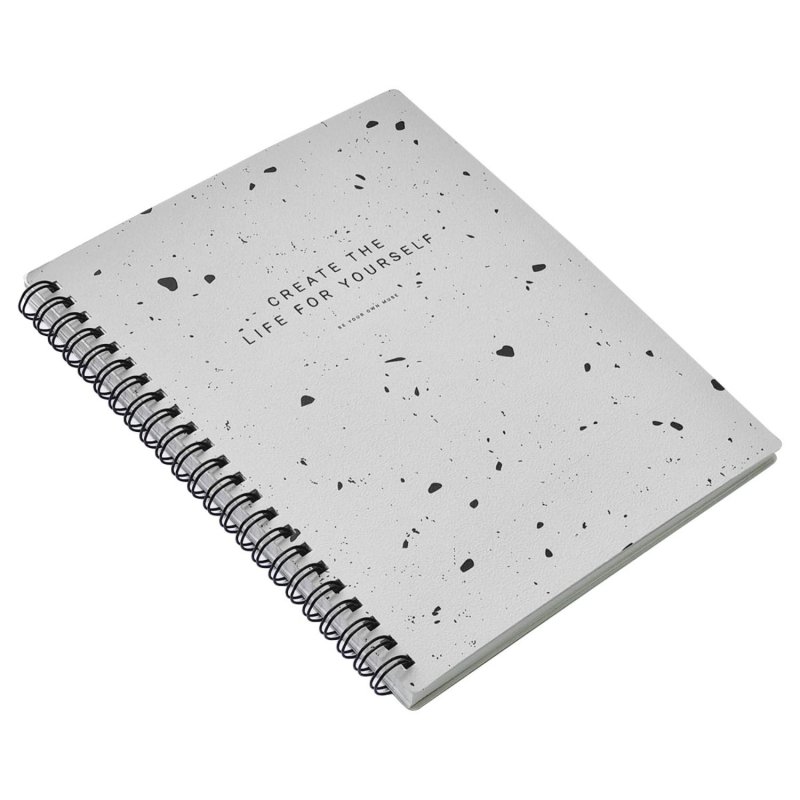 Тетрадь общая А5 96л. клетка, спир, Be Smart, Terrazzo, N3678