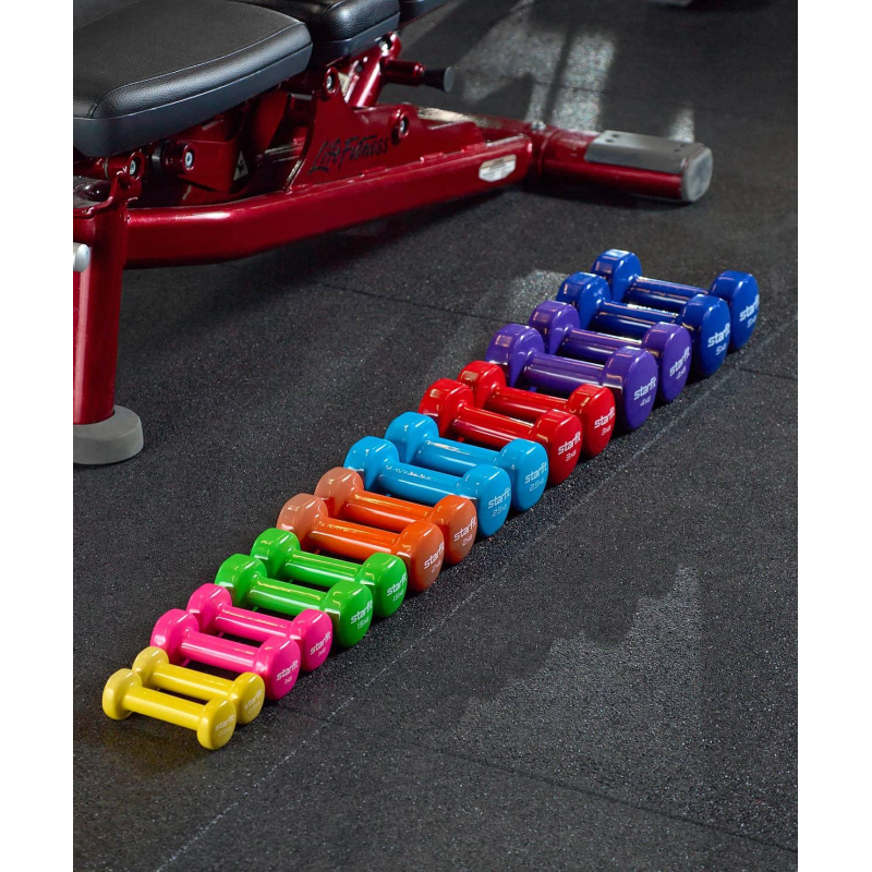 Гантель виниловая STARFIT DB-101 4 кг, фиолетовый, УТ-00018826
