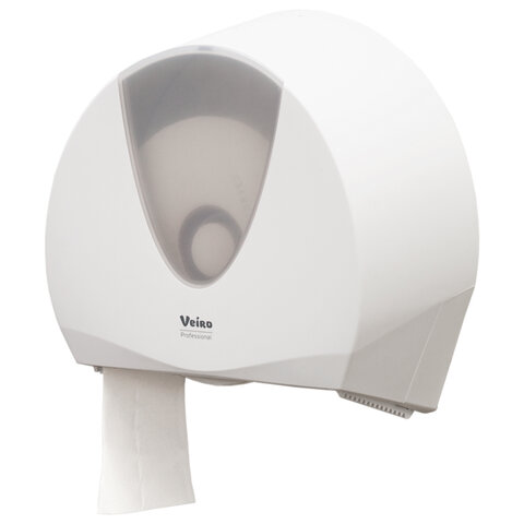 превью Диспенсер для туалетной бумаги в рулонах Veiro Professional Jumbo пластиковый белый