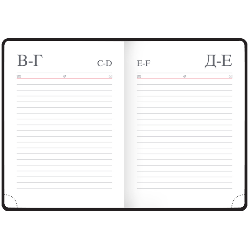 Ежедневник недатир. A6, 136л., кожзам, OfficeSpace «Winner», темно-синий