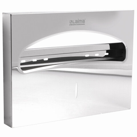 Диспенсер для покрытий на унитаз LAIMA PROFESSIONAL INOX, (Система V1) 1/2, нержавеющая сталь, зеркальный, 605703