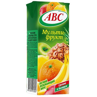 Нектар АВС мультифруктовый слим 0.2л