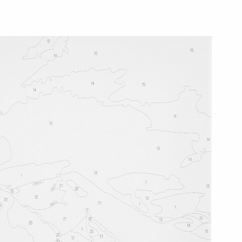 Картина по номерам 40×50 см, ОСТРОВ СОКРОВИЩ «Замок Нойшванштайн Бавария», на подрамнике, акрил, кисти