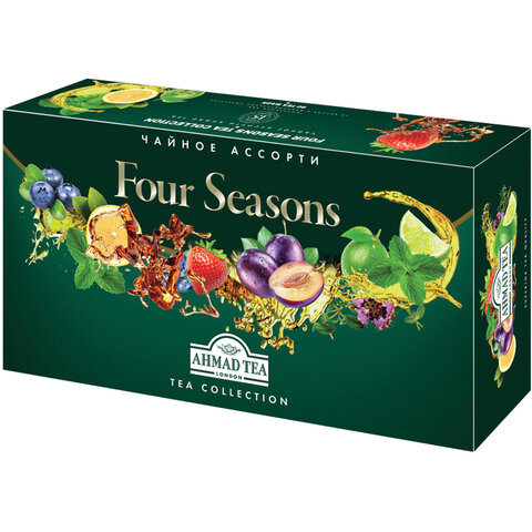 Чай Ahmad Four Seasons ассорти 90 пакетиков