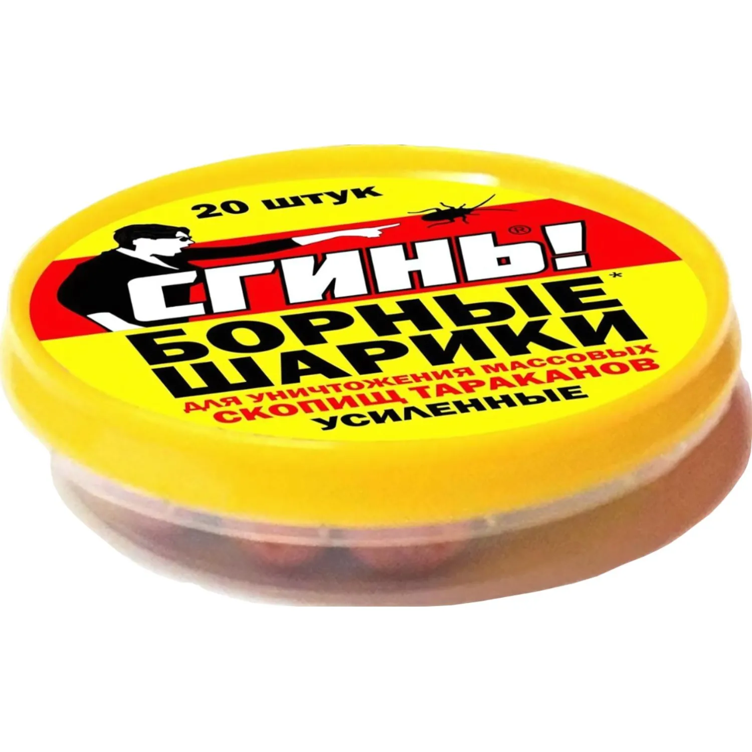 Средство от насекомых Дохлокс Борные шарики гранулы от тараканов 50 г (20 штук в упаковке)