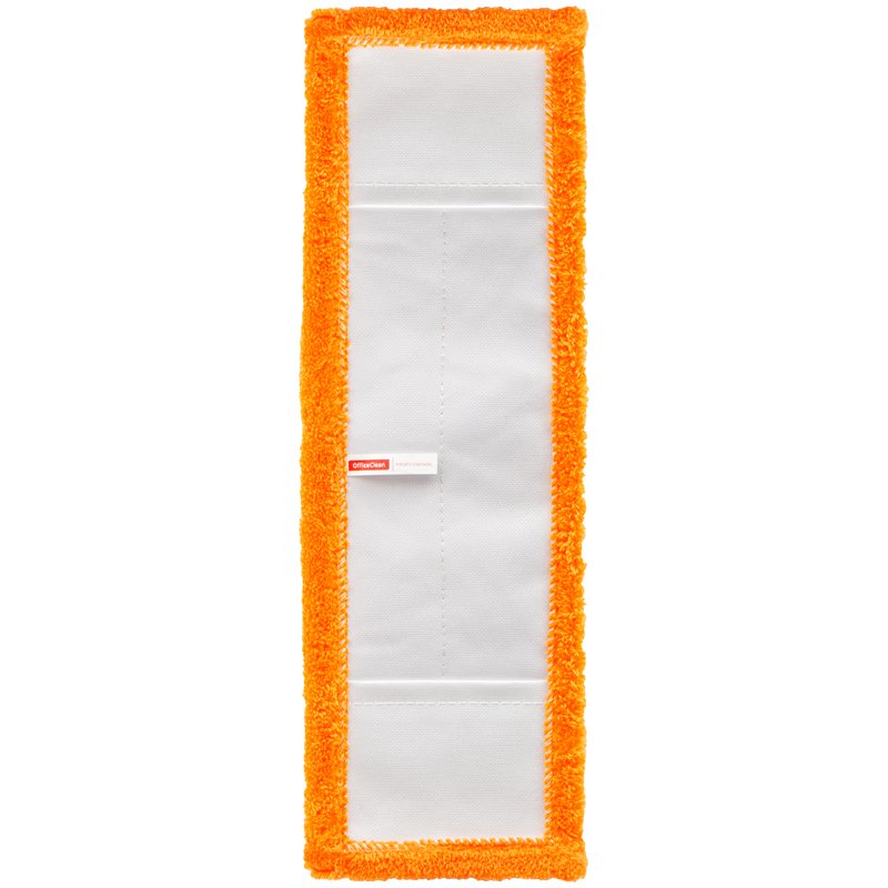 Насадка МОП для швабры OfficeClean Professional с карманами, 40×10см, микрофибра, светло-оранжевая