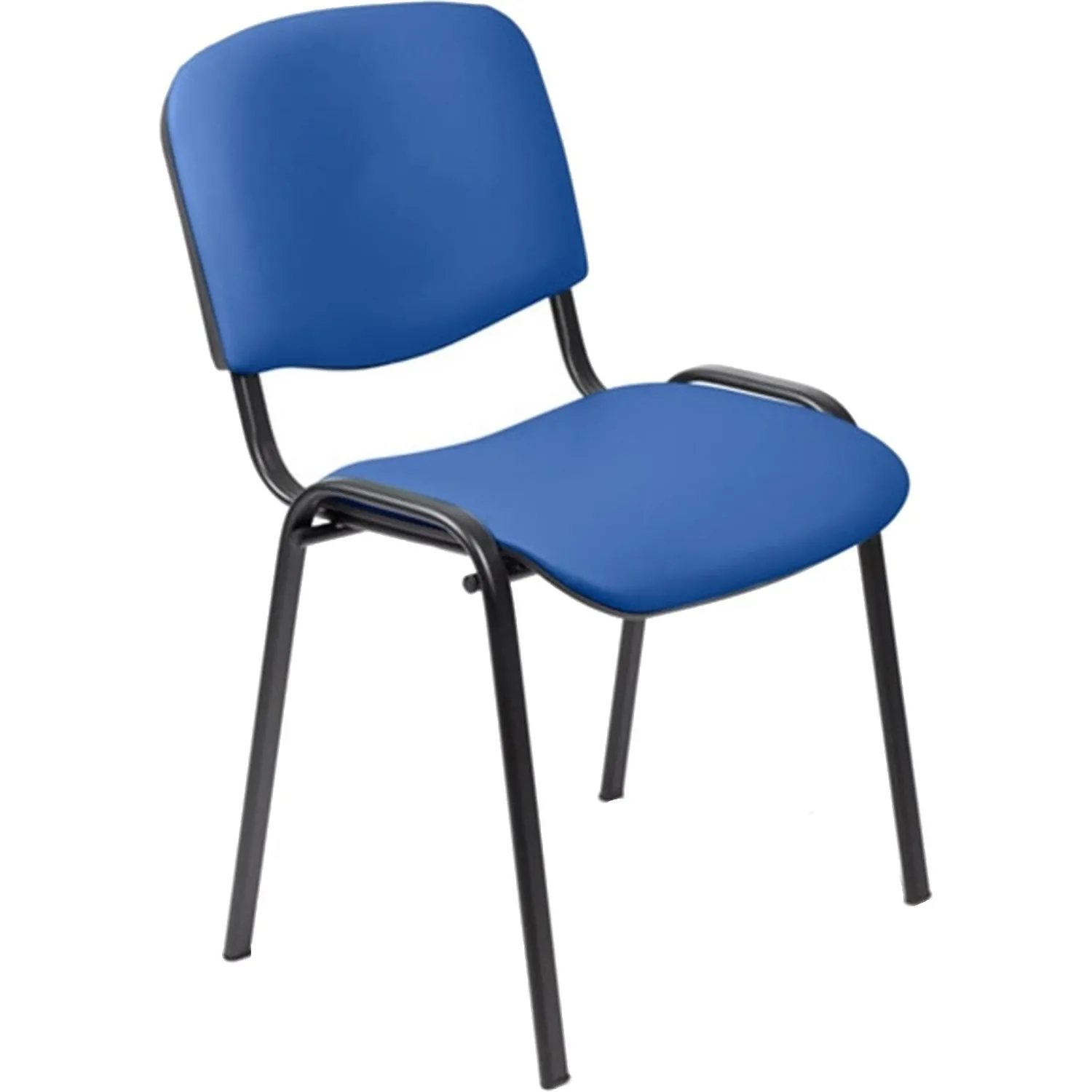 Стул офисный Easy Chair Изо синий (искусственная кожа, металл) (550726)