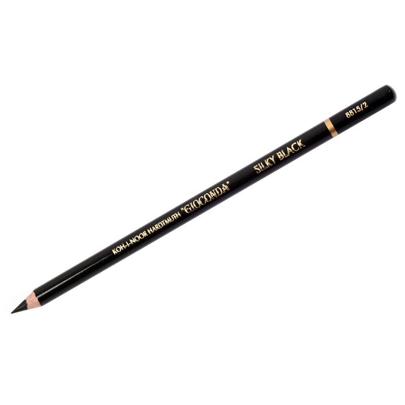 превью Карандаш художественный Koh-I-Noor «Gioconda Silky 8815» HB, черн. матовый, заточен. 