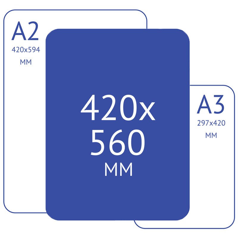 Бумага для акрила 10л. 420×560мм Clairefontaine «Acrylic», 360г/м2, склейка по 4-м сторонам