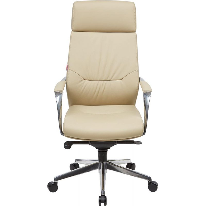 Кресло для руководителя Easy Chair-570 МL бежевое (кожа/металл)
