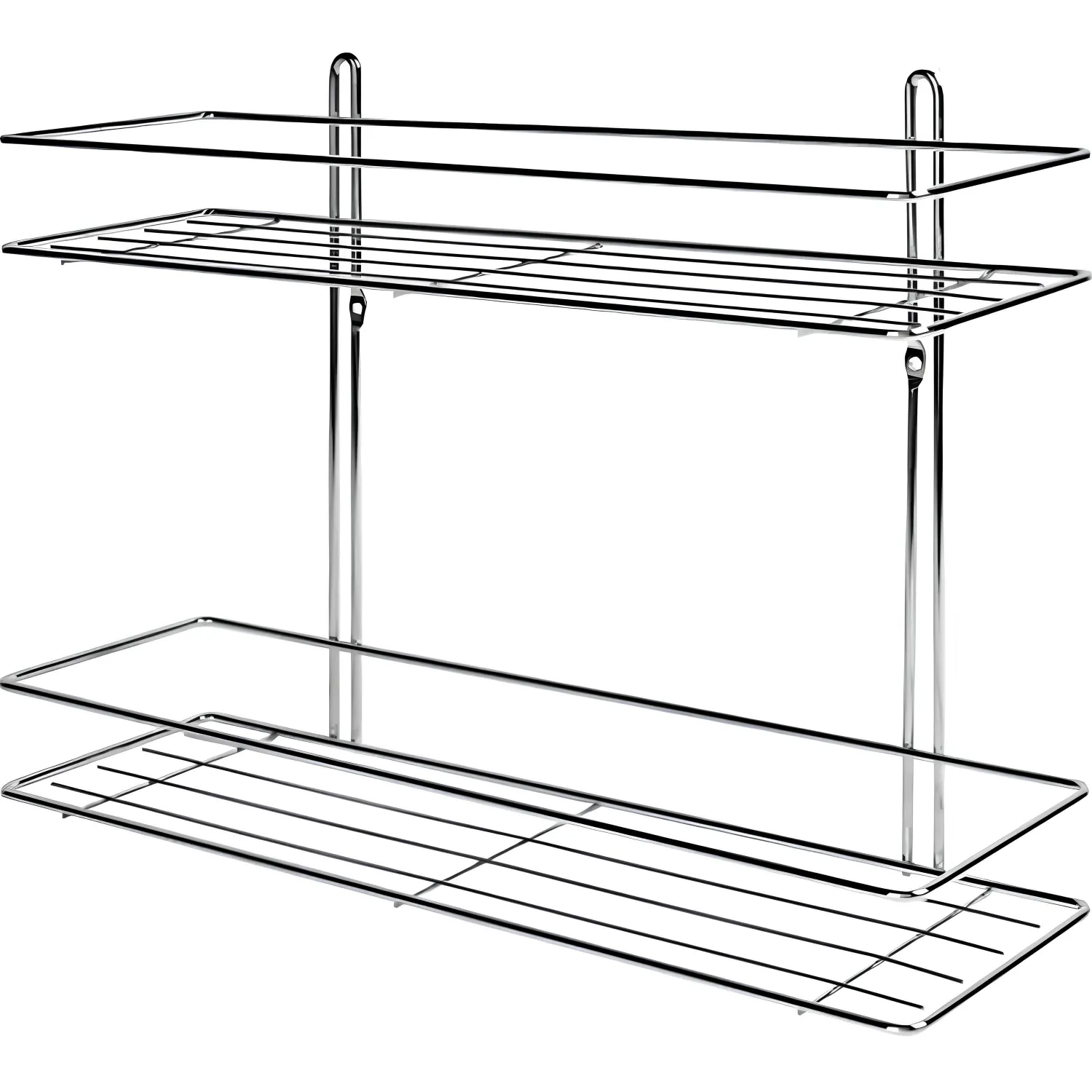 превью Полка для ванной Swensa 2-ярусная прямая 40x11x28 см