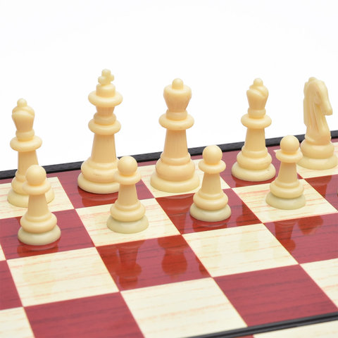 Игра магнитная 5 в 1 «Шашки, шахматы, нарды, карты, домино», 1TOY