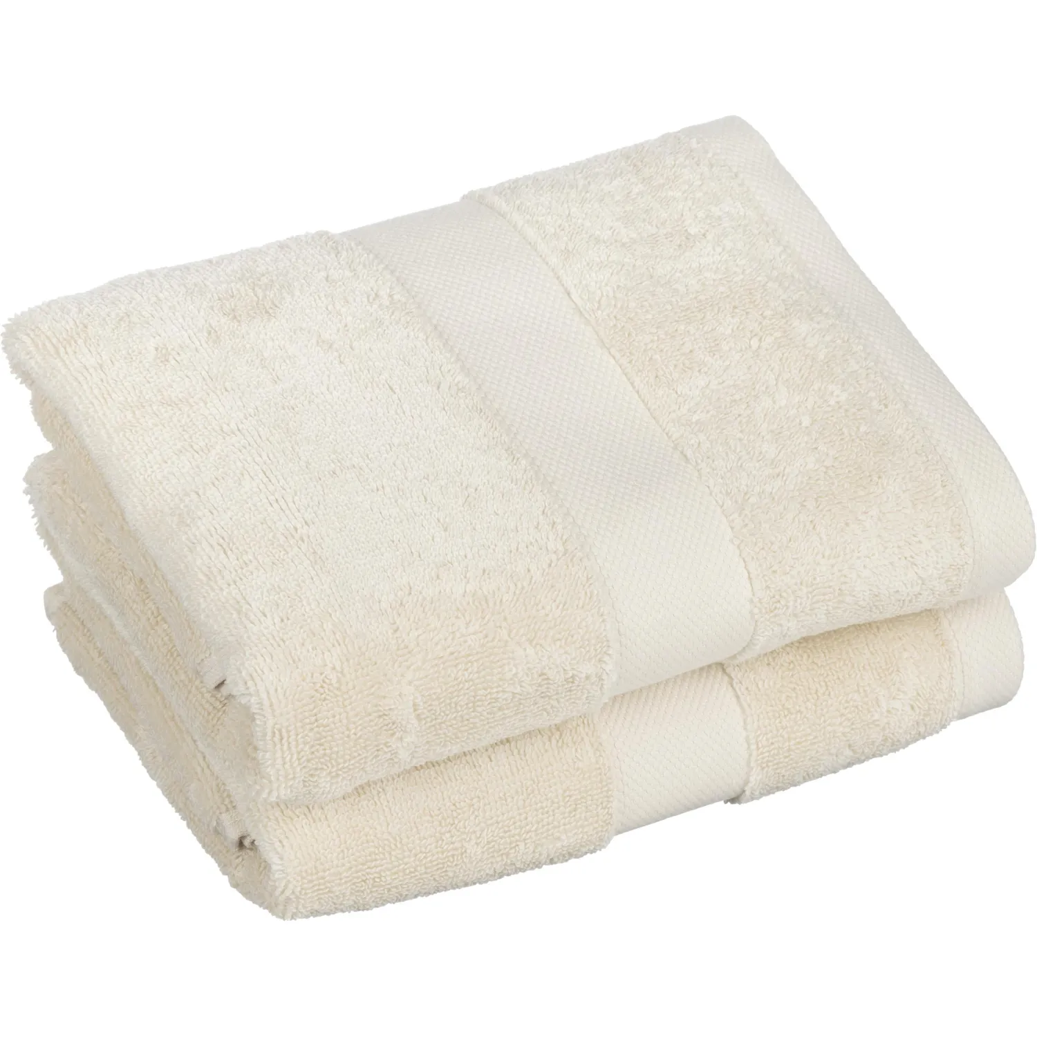 Набор полотенец махровых Делио Комус/аквасофт 550г/м2, 50×90, экрю,2 шт/наб
