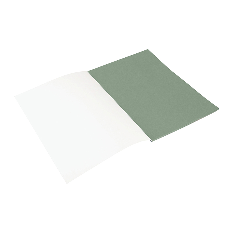 Скетчбук - альбом для смешанных техник 30л., А3, на склейке Clairefontaine «Paint'ON Grey Green», 250г/м2, серо-зеленая