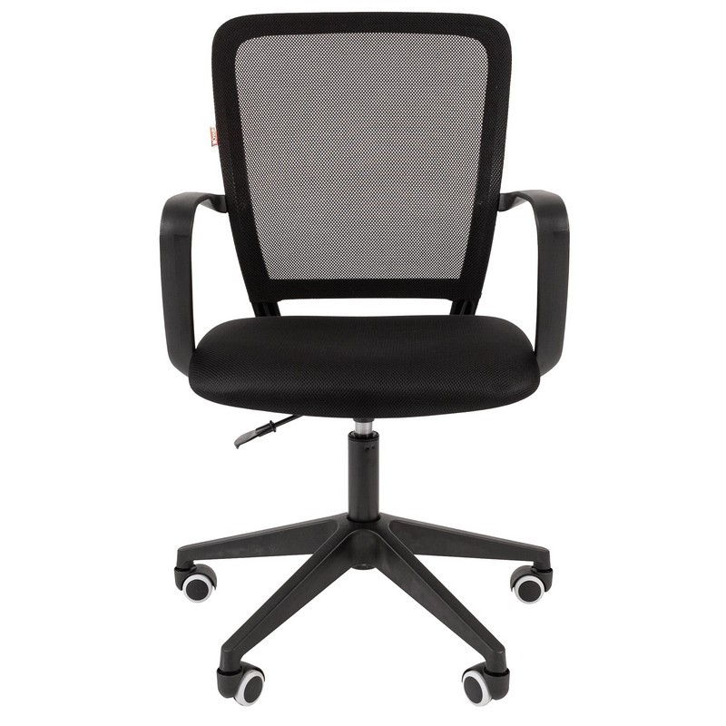 Офисное кресло Easy Chair 643TC черное (пластик/сетка/ткань)