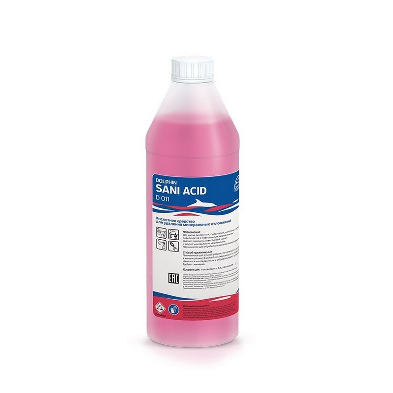 превью Средство для удаления минеральных отложений Dolphin Sani Acid 1 л (концентрат)