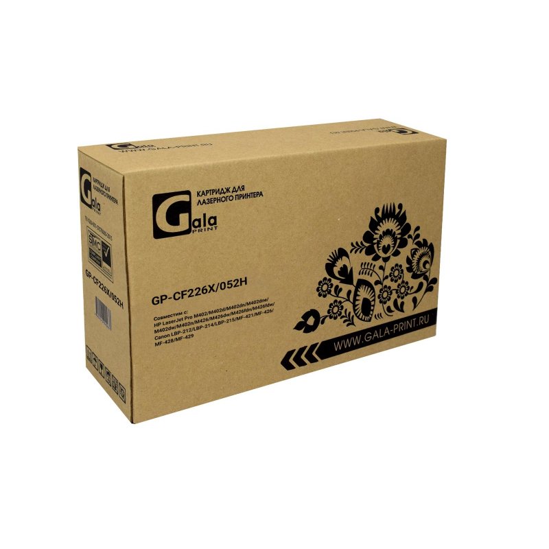 Картридж лазерный Galaprint CF226X/052H для HP/Canon черный совместимый