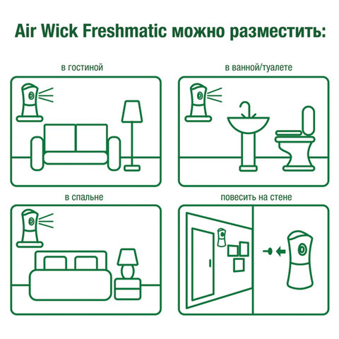 Картридж аэрозольный 250 мл, AIRWICK "Райские цветы"